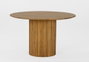 DKD Home Decor Mesa de Comedor Mango 120x120x76 cm Natural