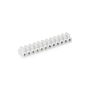 Edm Regleta de Conexion 12 Conectores 2.5mm a 4mm Blanca Homologada Retractilada