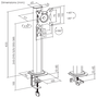 Aisens Soporte de Mesa Eco DT34TSR-455 para Monitor/TV 17-34 Pulgadas, Negro
