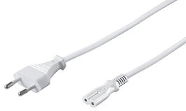 MicroConnect Cable de Alimentación Tipo C EU a C7, 1m, Blanco
