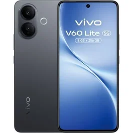 Vivo V60 Lite 5G 8GB RAM 256GB Negro Pantalla AMOLED 6.77" 120Hz Batería 6500mAh Carga 90W