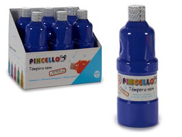 Pincello Tempera 400Ml Neon Morado 18x6.5x6.5 cm (Set de 24)