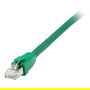 EQUIP Patchkabel 608042 Cat8.1 S/FTP 2xRJ45 3 m Verde LSZH - Cable Ethernet 40GBase-T 2000 MHz PoE++