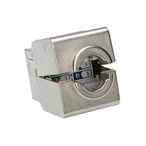ROLINE 26.11.0358 Conector Keystone Kat.6 Class E blindado sin herramientas Plata ROLINE 26.11.0358 Conector Keystone Kat.6 Class E blindado sin herramientas Plata