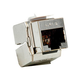 ROLINE Conector Keystone Kat.6 Clase E blindado sin herramientas plateado