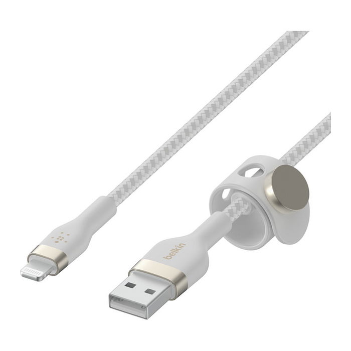 Belkin CAA010BT2MWH Cable Lightning/USB-A Certificado Apple, 2m, Blanco Belkin CAA010BT2MWH Cable Lightning/USB-A Certificado Apple, 2m, Blanco