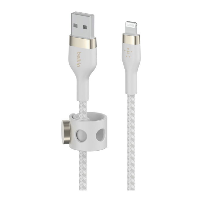 Belkin CAA010BT2MWH Cable Lightning/USB-A Certificado Apple, 2m, Blanco Belkin CAA010BT2MWH Cable Lightning/USB-A Certificado Apple, 2m, Blanco