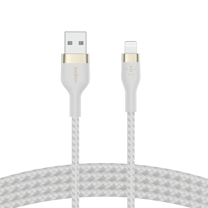 Belkin Cable Boost Charge Pro Flex USB-A a Lightning 2 m Blanco