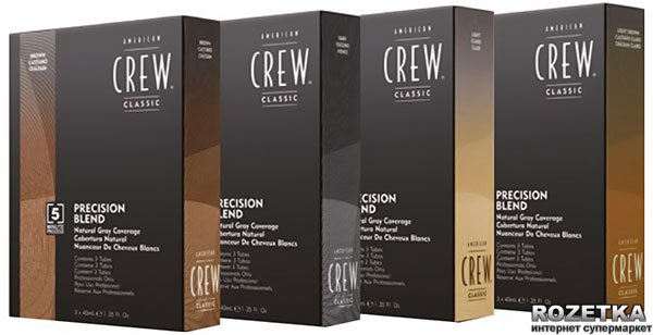American Crew Precision Blend Medium Natural 4-5 Trio Pack 3x40ml American Crew Precision Blend Medium Natural 4-5 Trio Pack 3x40ml