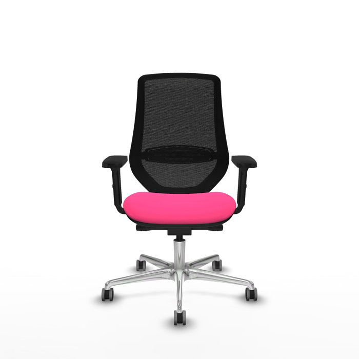 PIQUERAS Y CRESPO Silla de oficina Mardos Rosa y Negro