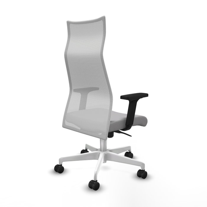 PIQUERAS Y CRESPO Sillón Albacete Gris claro y Blanco