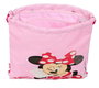 Bolsa Mochila con Cuerdas Minnie Mouse Naive Rosa 26 x 34 x 1 cm