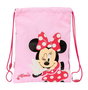 Bolsa Mochila con Cuerdas Minnie Mouse Naive Rosa 26 x 34 x 1 cm