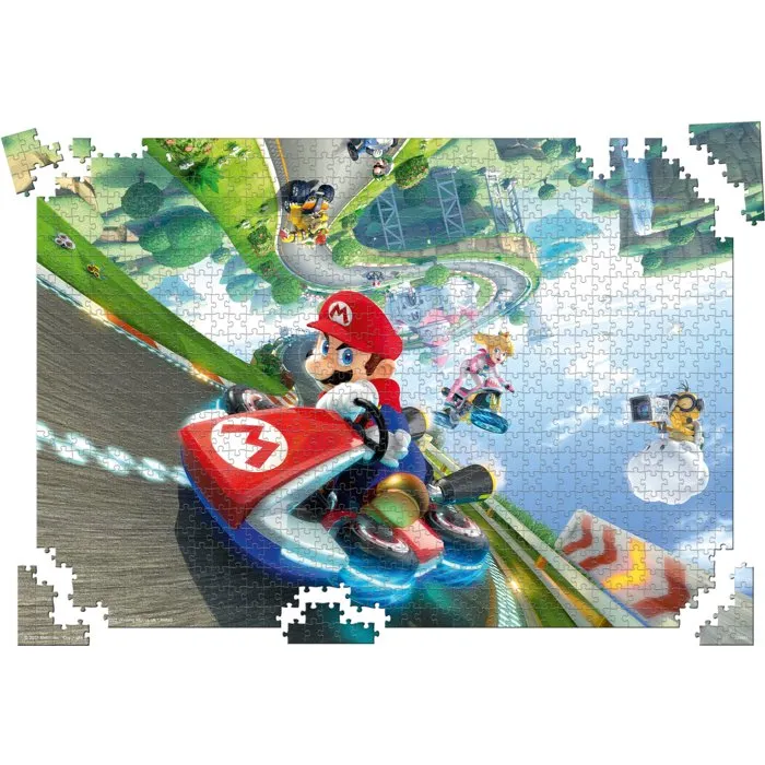 Winning Moves Puzzle Mario Kart Funracer 1000 piezas Rompecabezas Winning Moves Puzzle Mario Kart Funracer 1000 piezas Rompecabezas