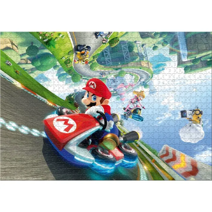 Winning Moves Puzzle Mario Kart Funracer 1000 piezas Rompecabezas Winning Moves Puzzle Mario Kart Funracer 1000 piezas Rompecabezas