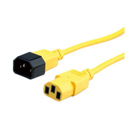 ROLINE Cable de alimentación 19.08.1532 IEC 320, 3 m, Amarillo