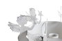 DKD Home Decor Portavelas de Metal Blanco