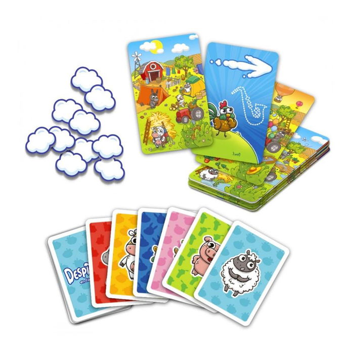 Rocket Lemon Games - Despistados en la Granja - Juego de Mesa Familiar de Memoria Cooperativa - A Partir de 8 Años - 2 a 6 Jugadores
