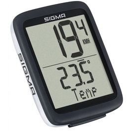 Sigma BC 10.0 WR Ciclocomputador con Cable Negro Plástico