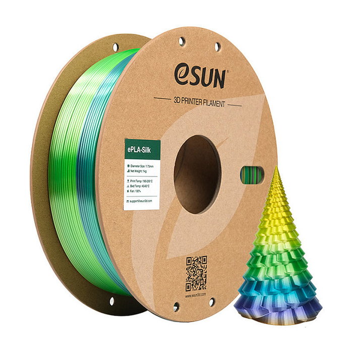 eSun EPLA-SILK Filamento PLA 1,75 mm Forest 1 kg eSun EPLA-SILK Filamento PLA 1,75 mm Forest 1 kg