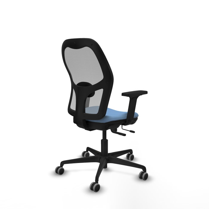 PIQUERAS Y CRESPO Silla de oficina Jorquera con mecanismo Sincro/Traslack Azul cielo y Gris PIQUERAS Y CRESPO Silla de oficina Jorquera con mecanismo Sincro/Traslack Azul cielo y Gris
