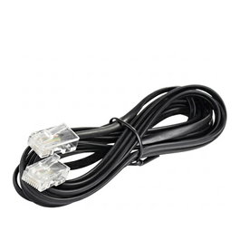 EFB Elektronik Cable de Módulo RJ45 (8/4) a RJ45 (8/4), Negro, 3 m