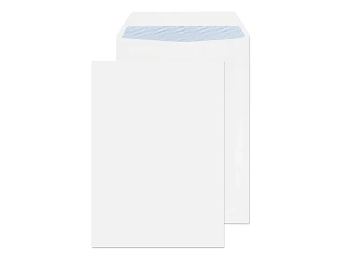 Liderpapel Sobre Bolsa n.16 Blanco C5 162x229 mm Tira de Silicona Caja de 250 Unidades