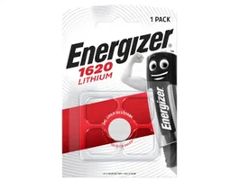 Energizer Pila de Litio Botón CR1620 3V, Blister de 1 Unidad, para Dispositivos Especiales y Electrónicos
