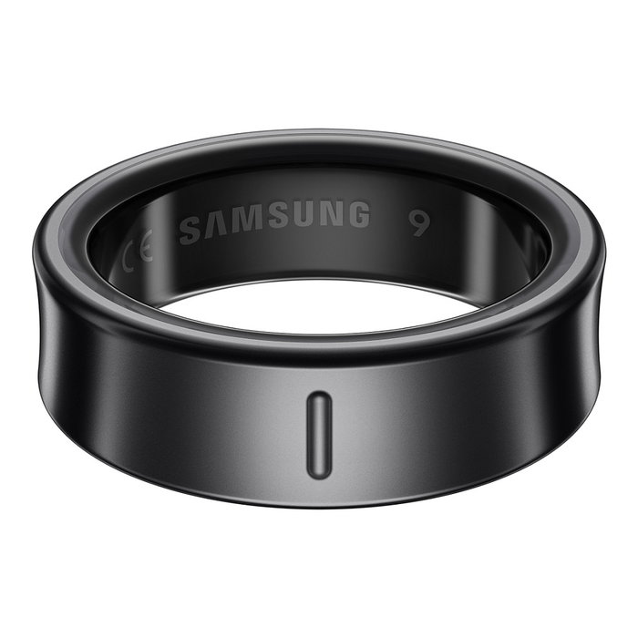Samsung Galaxy Ring SM-Q505 Anillo Inteligente Titanio Negro, Monitor Actividad, Sueño, Frecuencia Cardíaca, Resistente Agua IP68, Talla US 5, Carga Inalámbrica, Batería 18 mAh