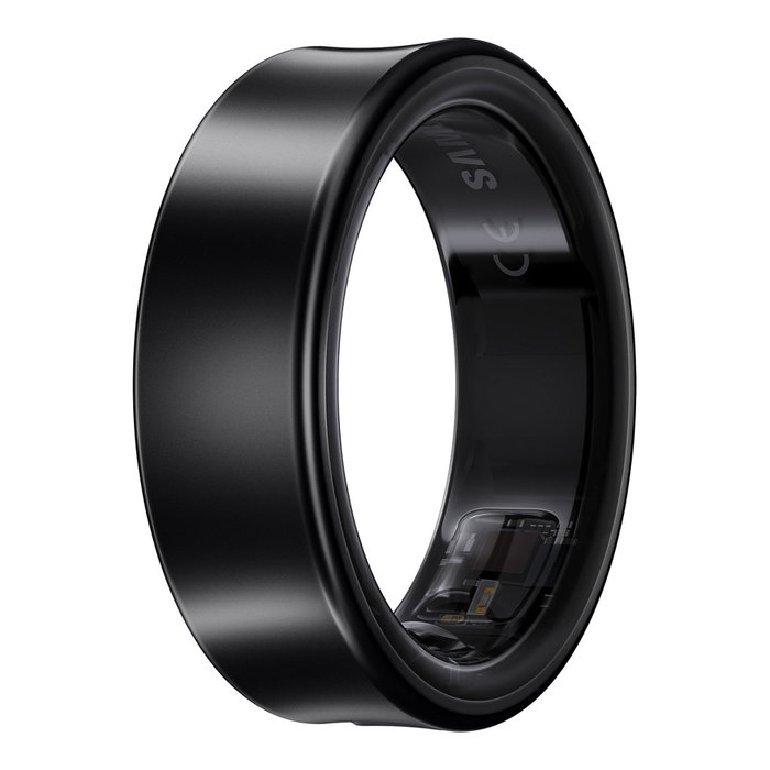 Samsung Galaxy Ring SM-Q505 Anillo Inteligente Titanio Negro, Monitor Actividad, Sueño, Frecuencia Cardíaca, Resistente Agua IP68, Talla US 5, Carga Inalámbrica, Batería 18 mAh