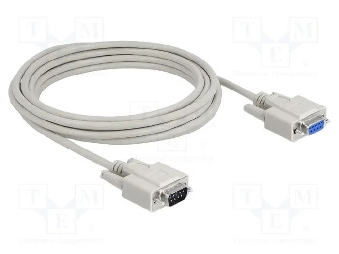 DeLOCK Cable serial Sub-D9 de 5 m, conector macho a hembra, beige DeLOCK Cable serial Sub-D9 de 5 m, conector macho a hembra, beige