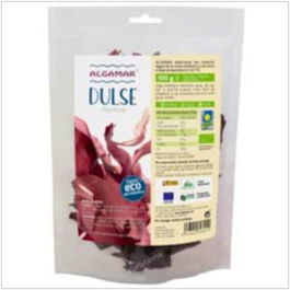 ALGAMAR Alga Dulse 100Gr. Alimento Vegano Sin Gluten Para Ensaladas y Sopas