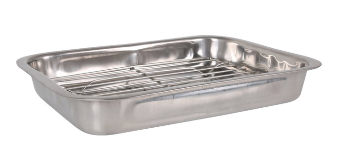 Quttin Bandeja Rectangular con Grill para Cocina, 24 Unidades, Medidas 33 x 23.5 x 6 cm (6 Unidades) Quttin Bandeja Rectangular con Grill para Cocina, 24 Unidades, Medidas 33 x 23.5 x 6 cm (6 Unidades)