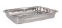 Quttin Bandeja Rectangular con Grill para Cocina, 24 Unidades, Medidas 33 x 23.5 x 6 cm (6 Unidades)