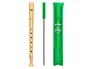 Hohner Flauta Dulce Serie Melody Color Marfil con Funda Verde