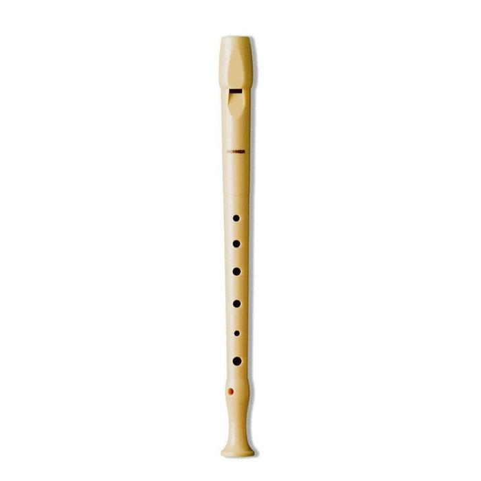 Hohner Flauta Dulce Serie Melody Color Marfil con Funda Verde