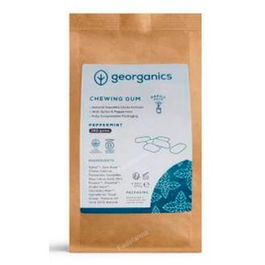 GEORGANICS Chicles Menta Y Xilitol 140 Chicles Naturales Refrescantes