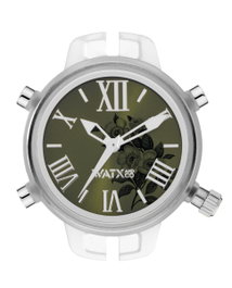 Watxandco RWA4569 Reloj para Mujer con Esfera Verde