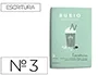 Rubio Cuaderno Caligrafía Nº 3 Desarrollo Destrezas Motrices Lenguaje Escrito Certificado FSC 12x213x155 mm