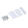 EDM - Tira LED Adhesiva Blanca Fría 6400K, 5 Metros, IP65, 8W/m, 120 LEDs/m, Incluye Transformador 24V DC y Accesorios