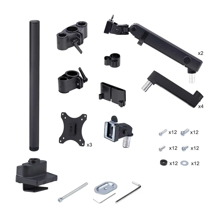 StarTech.com Soporte de Escritorio para 3 Monitores de 27 Pulgadas VESA 75x75/100x100 StarTech.com Soporte de Escritorio para 3 Monitores de 27 Pulgadas VESA 75x75/100x100