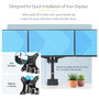 StarTech.com Soporte de Escritorio para 3 Monitores de 27 Pulgadas VESA 75x75/100x100