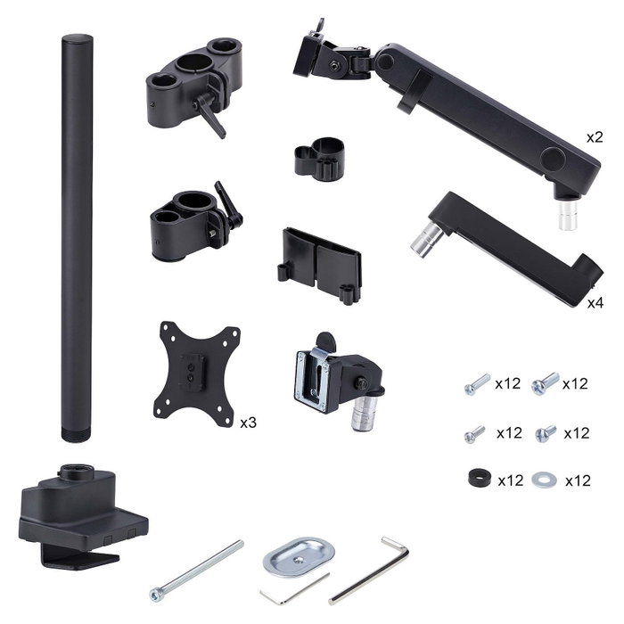 StarTech.com Soporte de Escritorio para 3 Monitores de 27 Pulgadas VESA 75x75/100x100 StarTech.com Soporte de Escritorio para 3 Monitores de 27 Pulgadas VESA 75x75/100x100