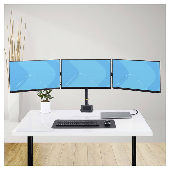 StarTech.com Soporte de Escritorio para 3 Monitores de 27 Pulgadas VESA 75x75/100x100 StarTech.com Soporte de Escritorio para 3 Monitores de 27 Pulgadas VESA 75x75/100x100