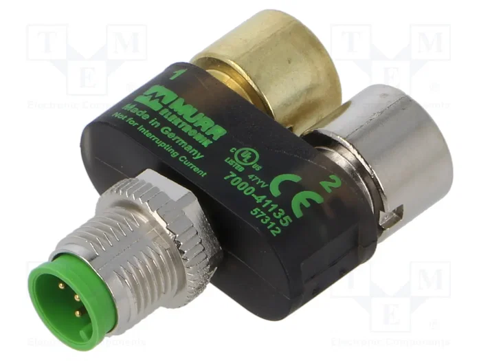 MURRELEKTRONIK Adaptador M12 con 5 pines y 2 conectores hembra de 4 pines
