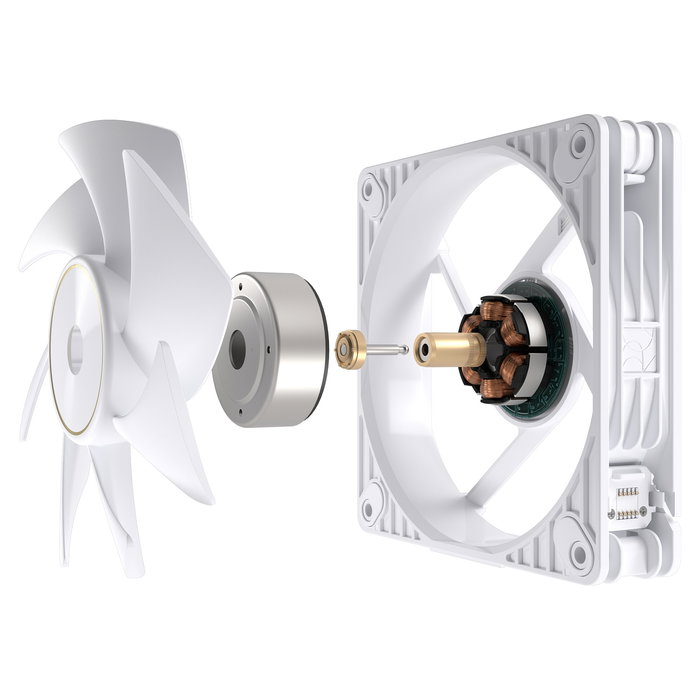 ASUS ProArt PF120 Triple Pack - 3 Ventiladores PWM de 120 mm Blanco, Flujo de aire 104.8 cfm