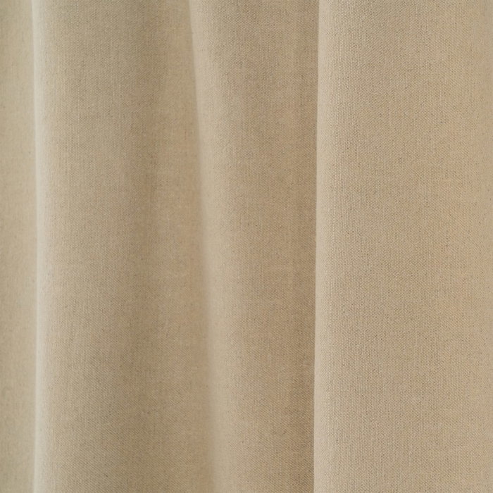 Cortina Caqui Claro 85%Algodón-15%Lino 140 X 275 cm