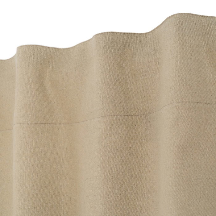 Cortina Caqui Claro 85%Algodón-15%Lino 140 X 275 cm