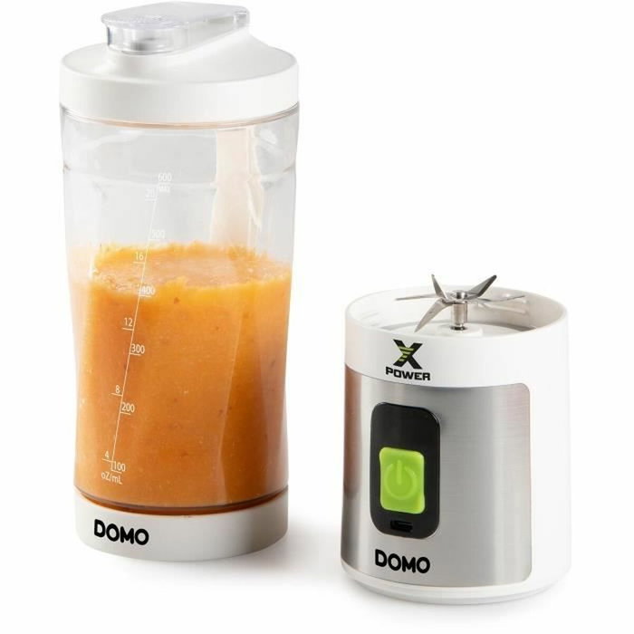 Domo Licuadora portátil inalámbrica XPOWER DO752BL Blanca 600 ml