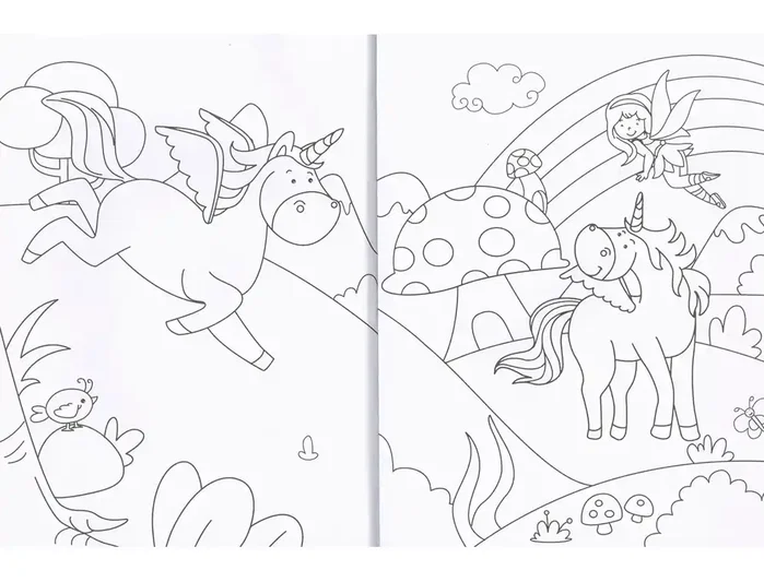 Susaeta Cuaderno de colorear unicornios 192 páginas 21x28 cm Susaeta Cuaderno de colorear unicornios 192 páginas 21x28 cm